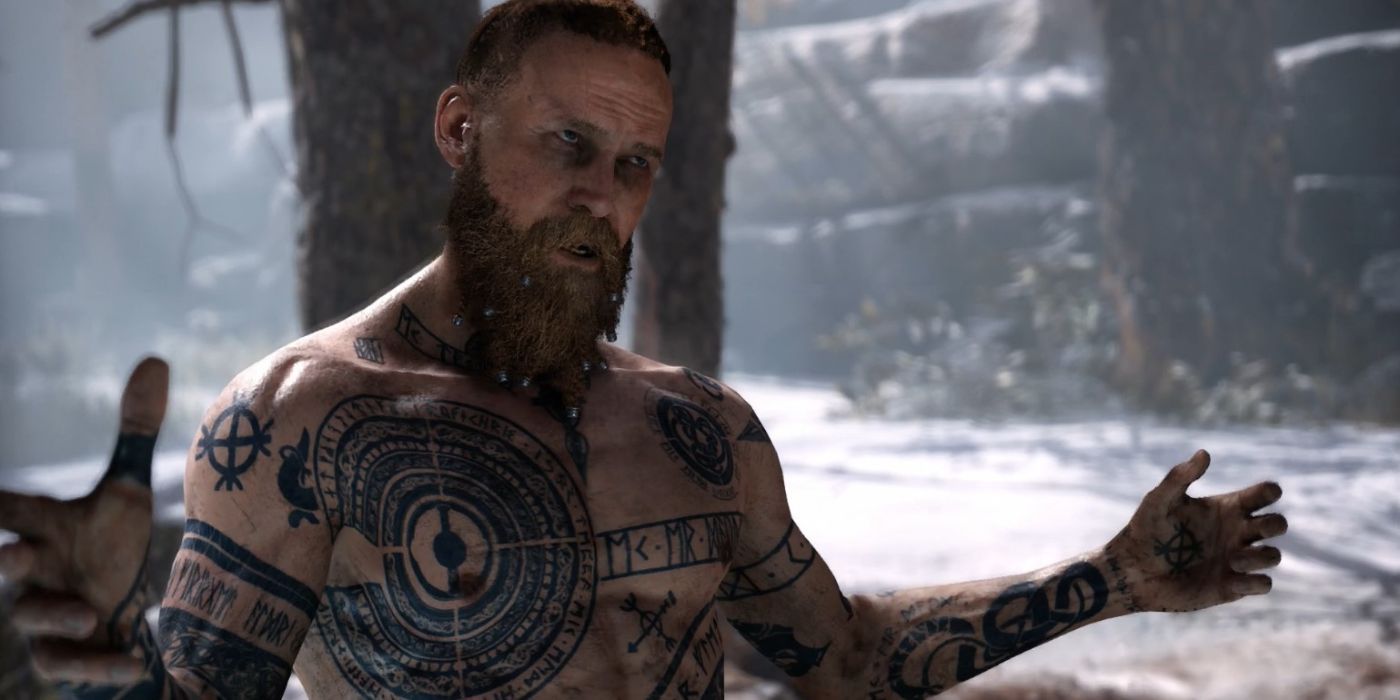 An image of Baldur in God of War