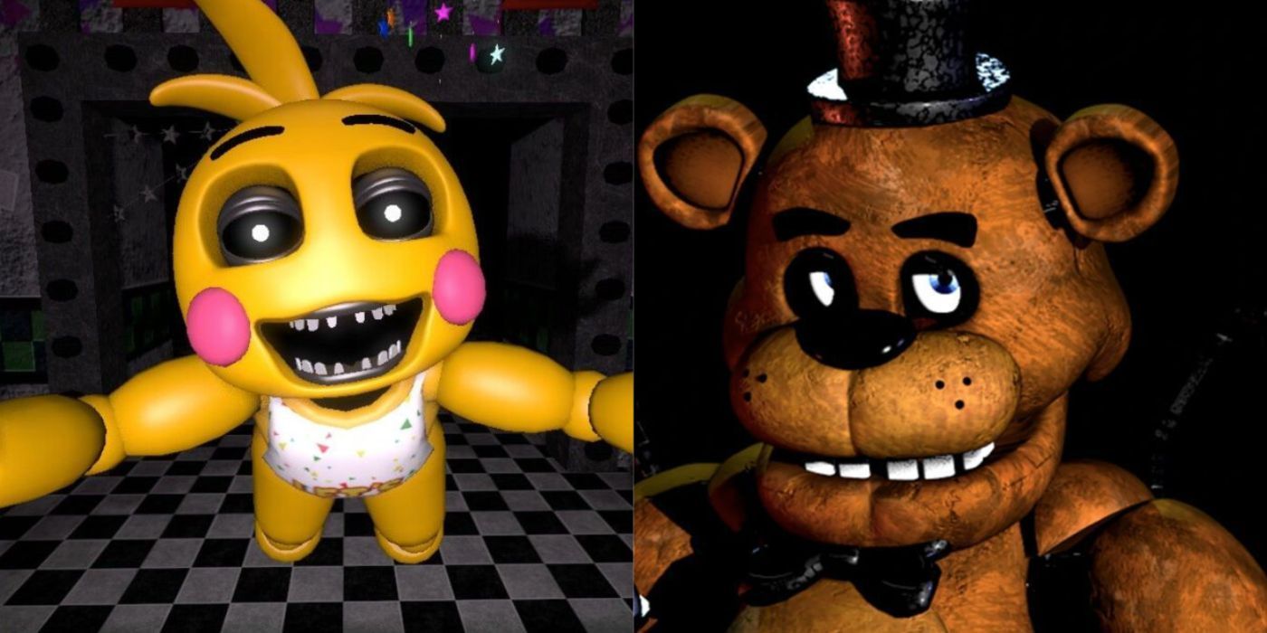 toy chica and og freddy