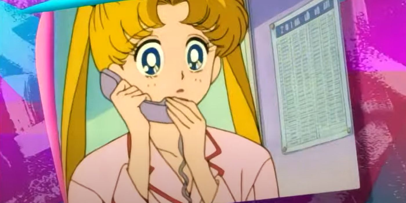 Serena in the DiC Sailor Moon opening theme song