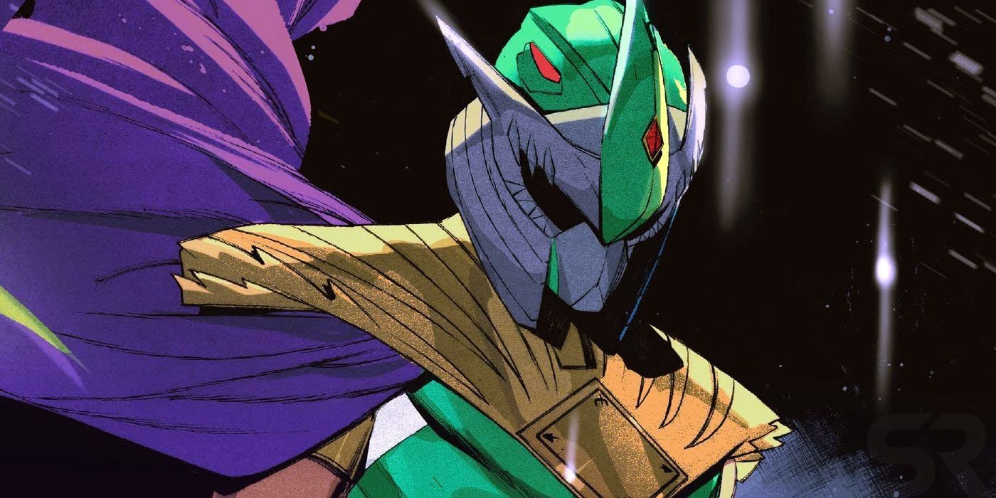 Shredder as the Power Rangers' Green Ranger.