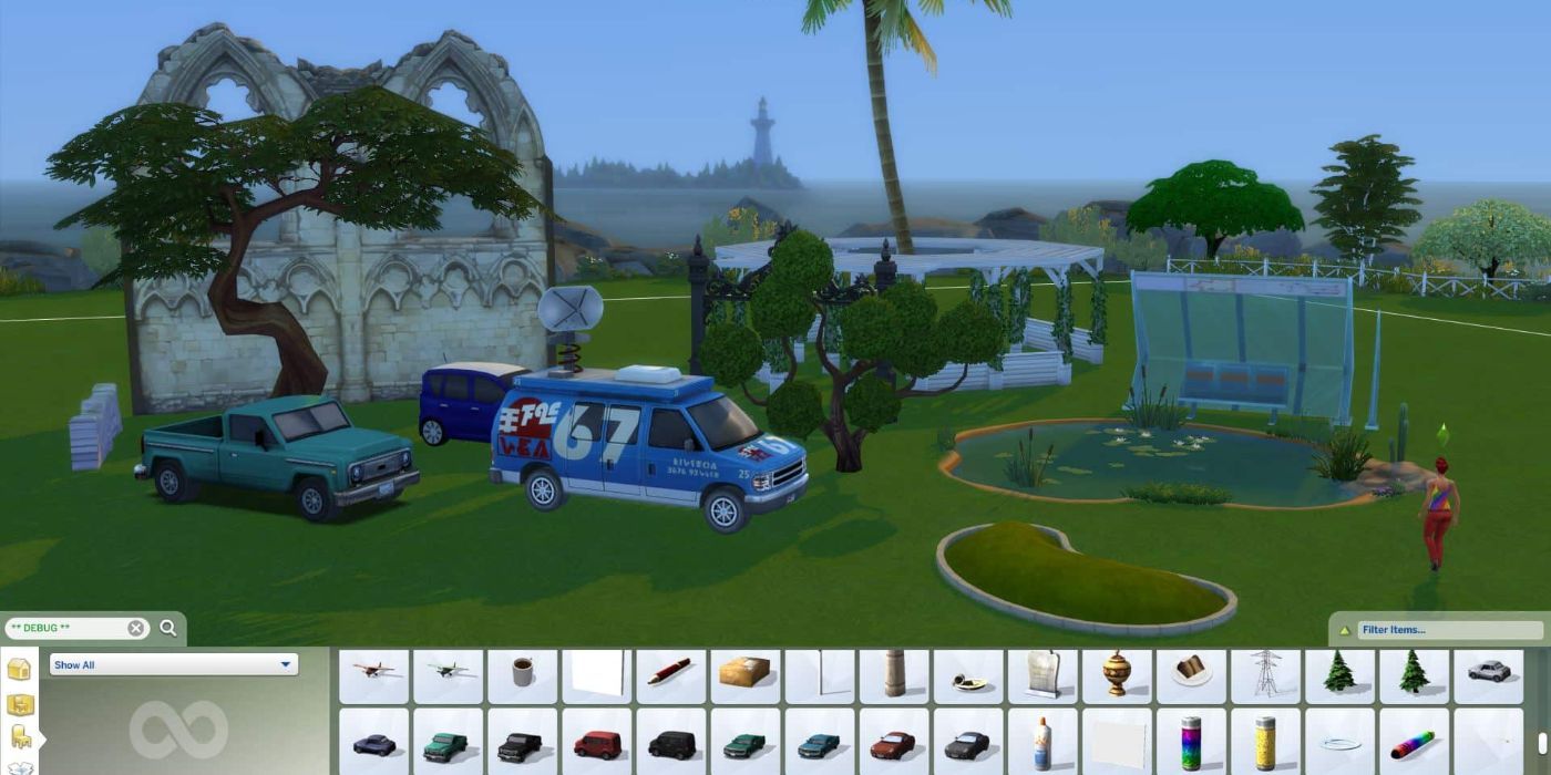 Debug items in The Sims 4