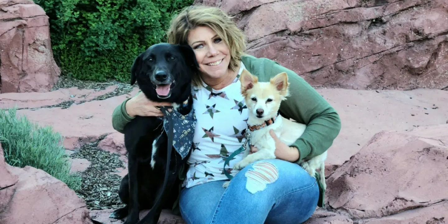 Sister Wives star Meri Brown with her dogs