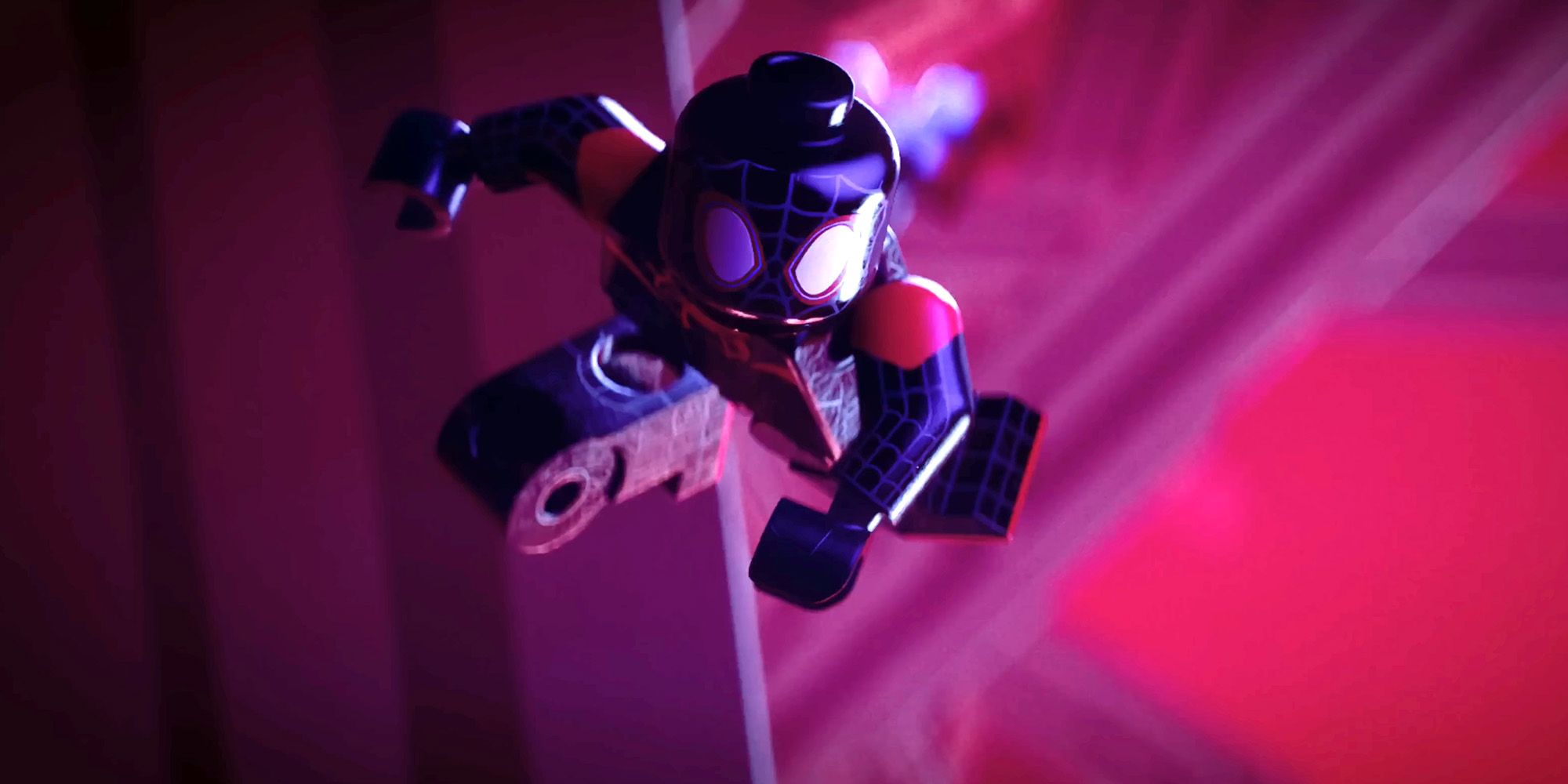 Spider-Man Across the Spider-Verse but in LEGO Miles Morales