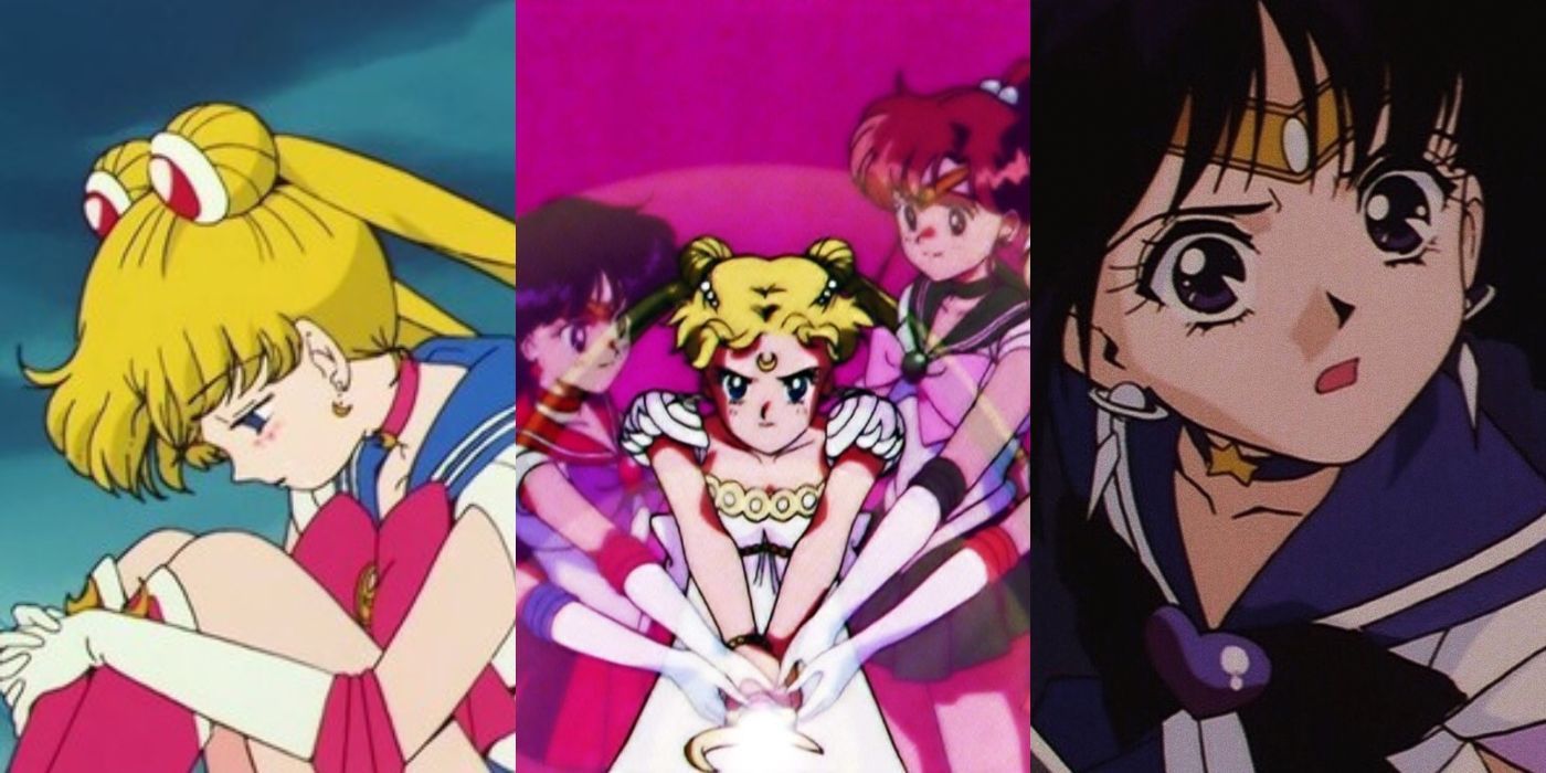 Split featured image of various characters from Sailor Moon