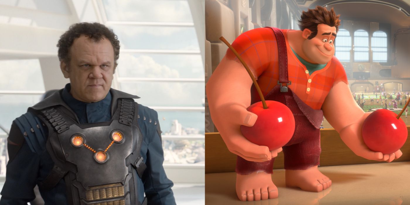 Split image of Rhomann in Guardians of the Galaxy and Ralph in Wreck-It Ralph