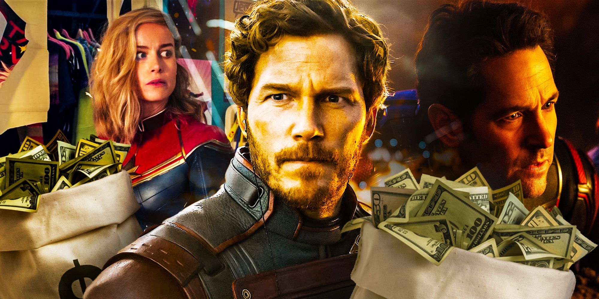 Star lord captain marvel antman money