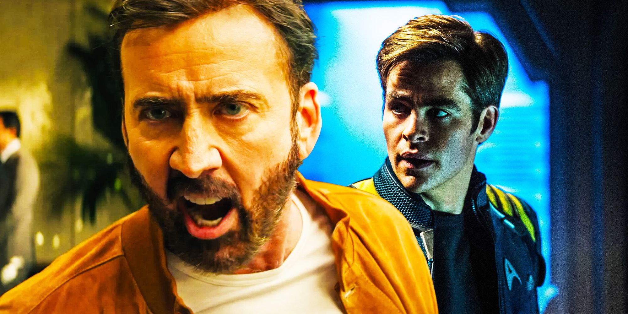 Jornada nas Estrelas Além de Chris Pine Nicolas Cage