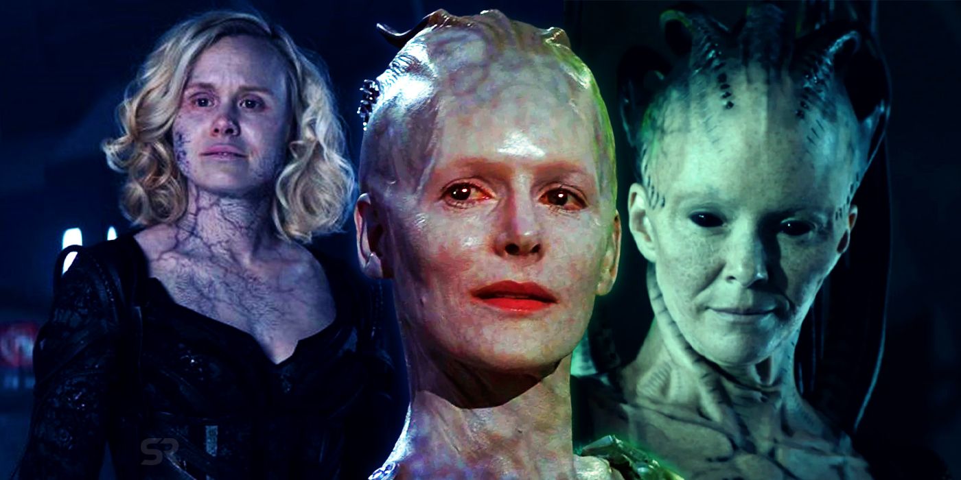 Alison Pill, Alice Krige, Annie Wersching as the Borg Queen