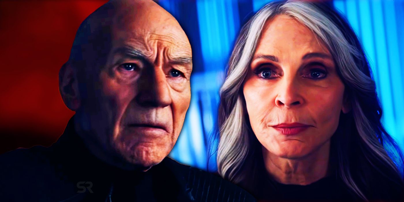 Jean-Luc Picard and Beverly Crusher in Star Trek: Picard season 3