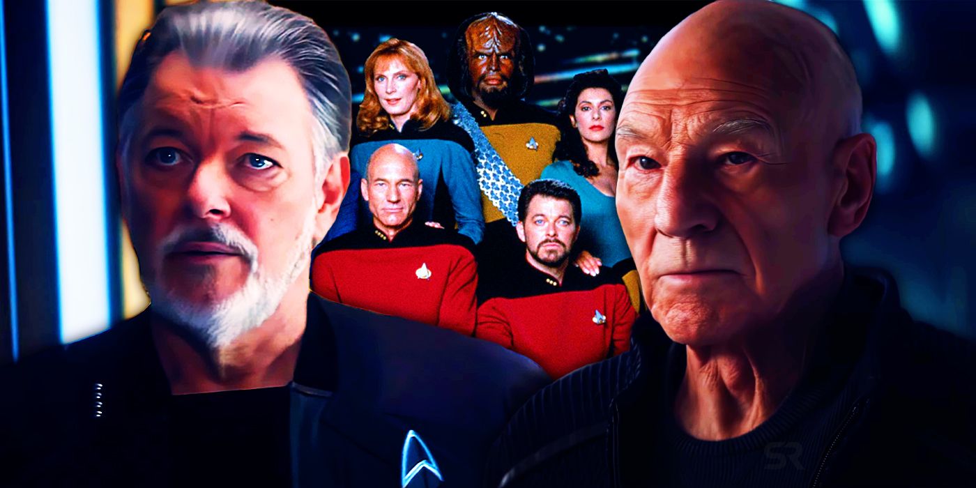 Will Riker and Jean-Luc Picard in Star Trek: Picard