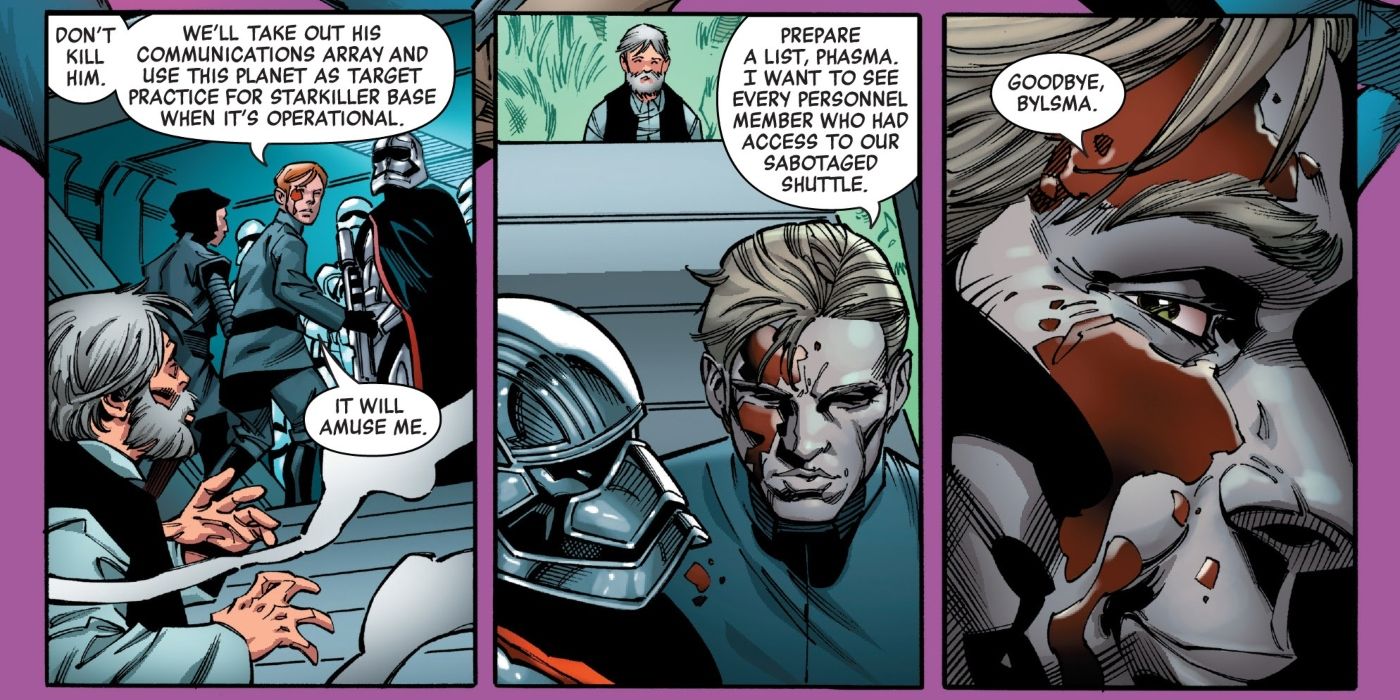 Star Wars: General Hux dizendo a um homem como ele vai morrer.