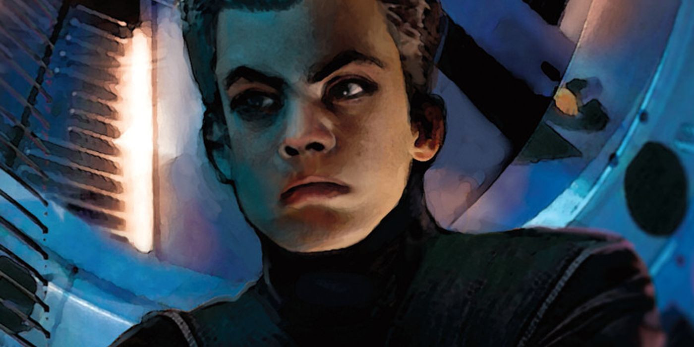 Imagem de Ben Skywalker na capa de Legacy of the Force: Fury, um romance de Star Wars Legends.