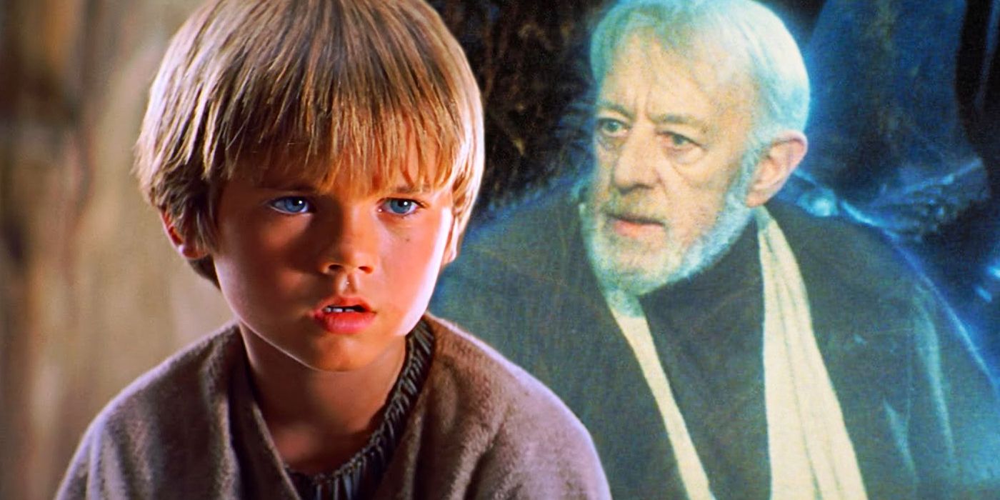 Star Wars young Anakin Phantom Menace Obi-Wan Kenobi Return Of The Jedi