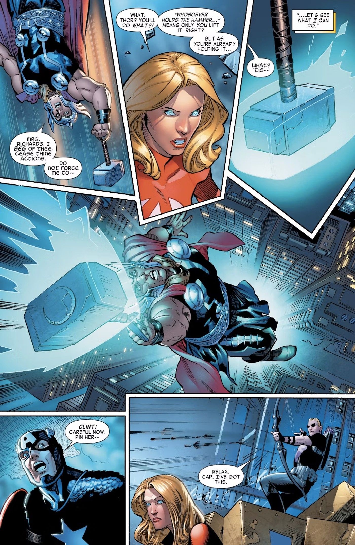 Sue Storm derrota Thor