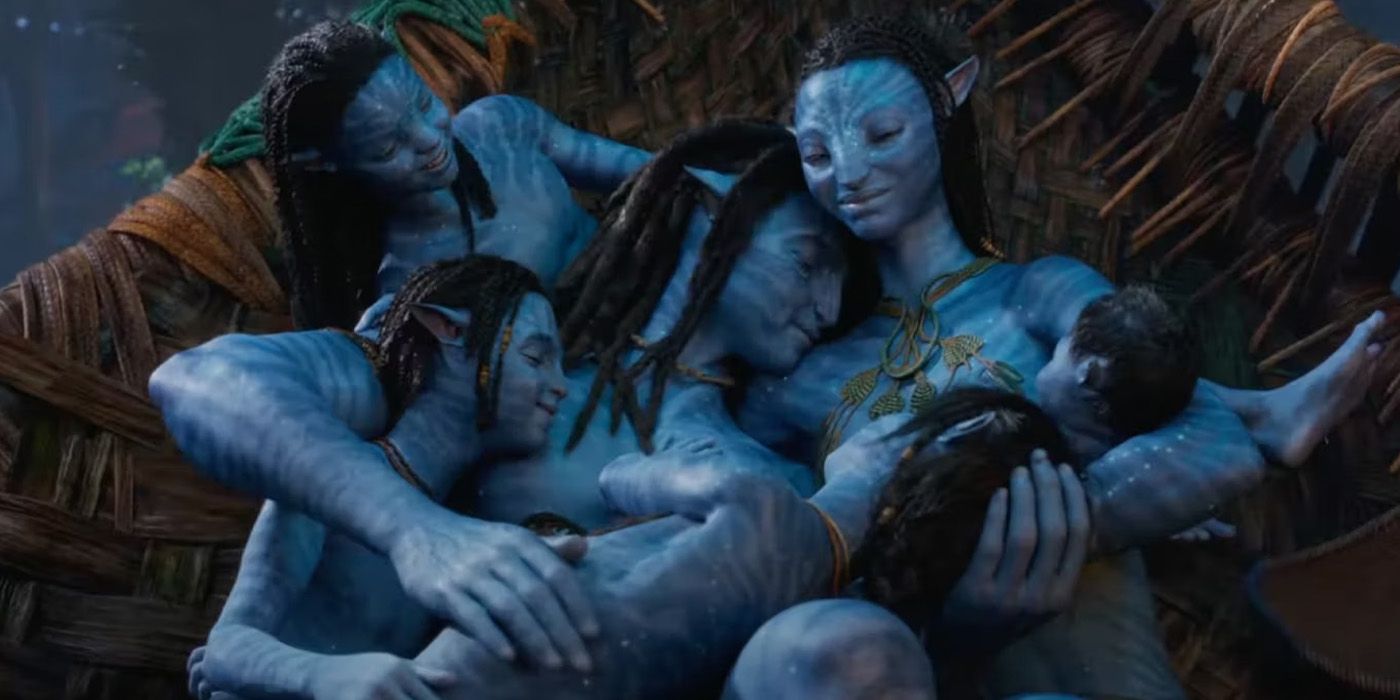 The Sully family coming together in Avatar The Way of Water