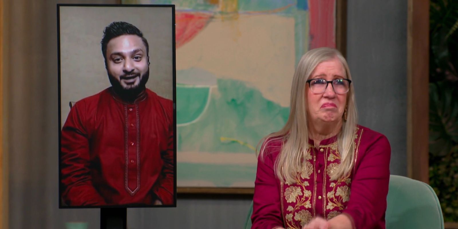 Jenny Slatten and Sumit Singh at the 90 Day Fiancé: Happily Ever After season 7 Tell All