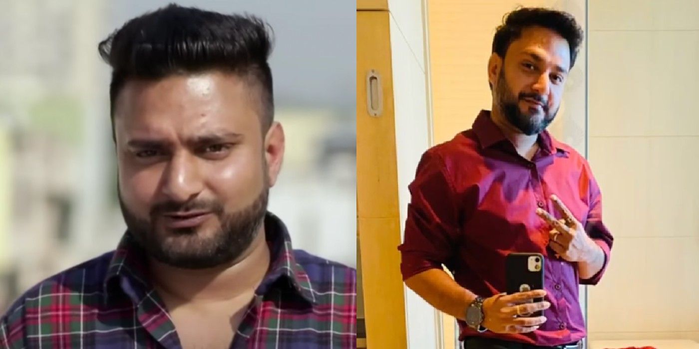 Sumit Singh Weight Loss Before After In 90 Day Fiance side by side images