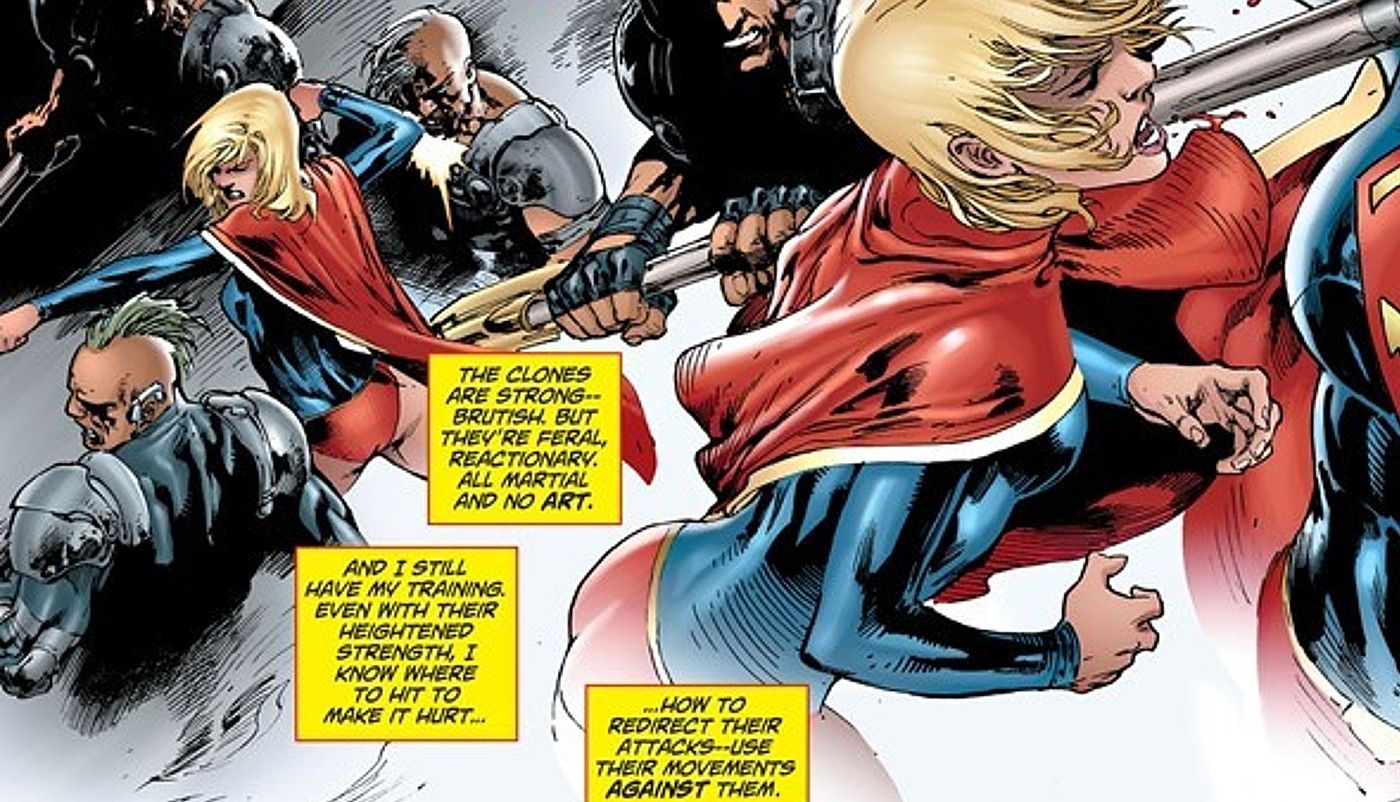 supergirl treinando poderes