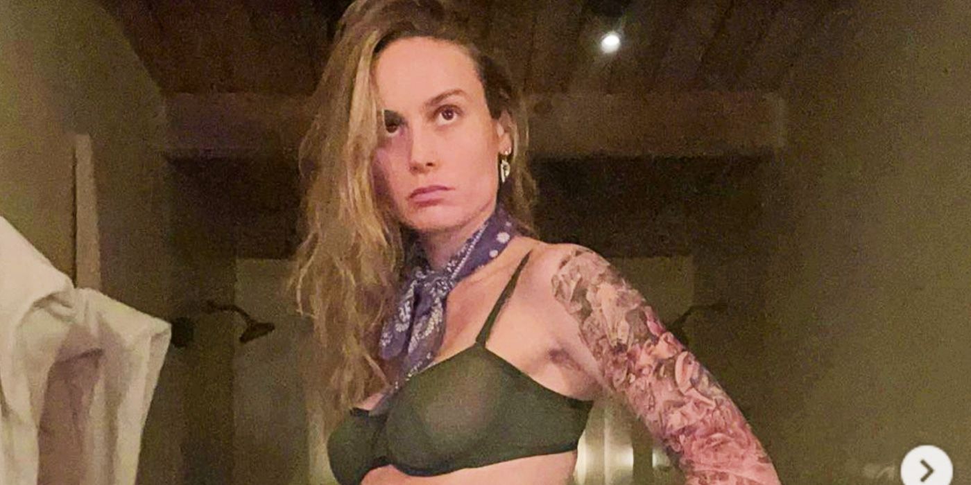 Brie Larson Shares Tattooed Image, Is It A Fast X Tease?