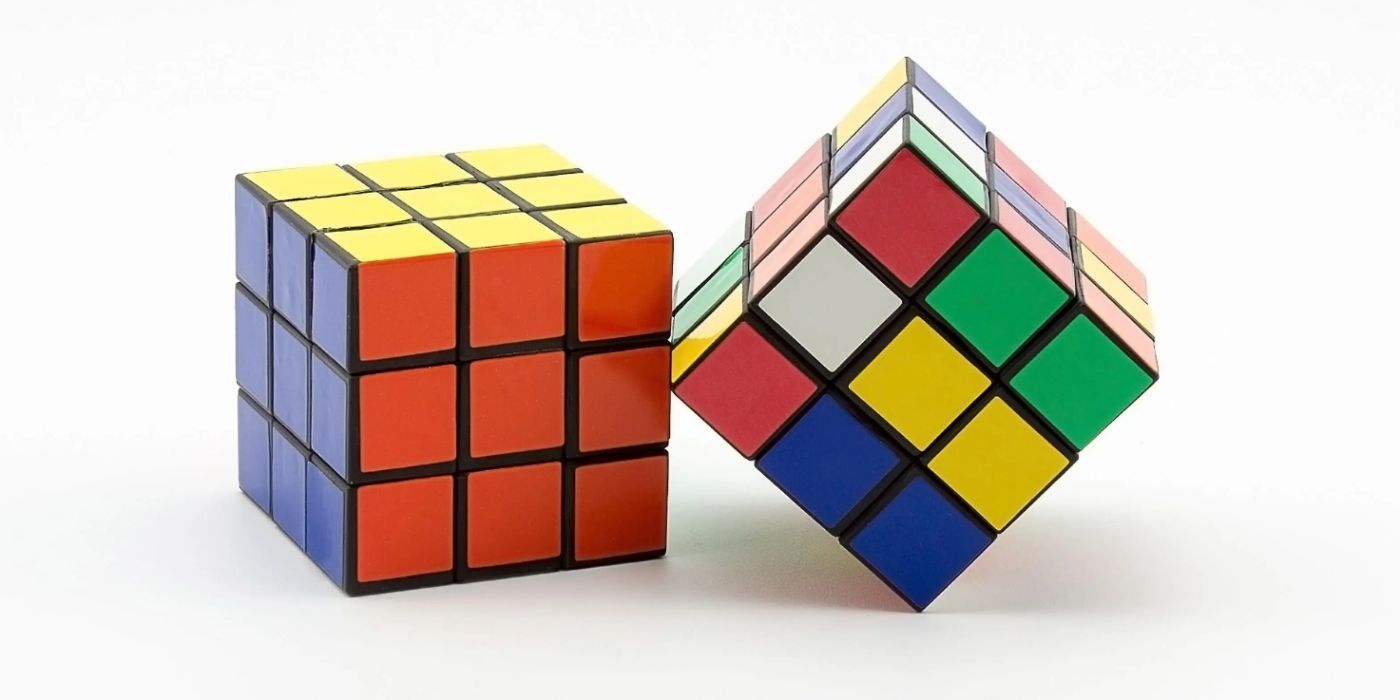 A product image of two Rubik’s Cubes