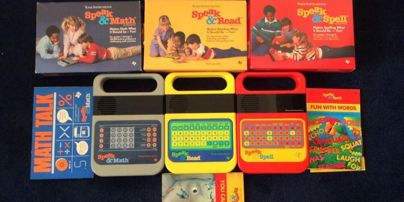 Tech 80s Kids Gadgets Speak and Spell