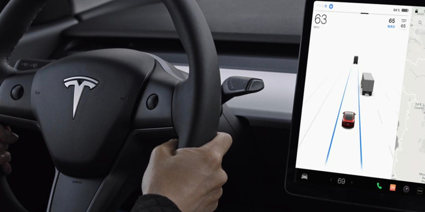 Tesla Autopilot inside a Model 3