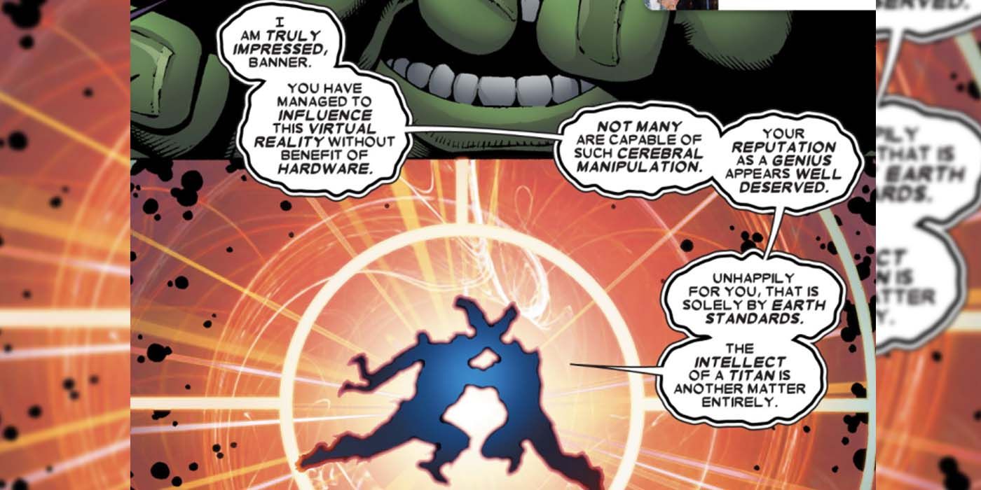 Thanos Impressed by The Hulk