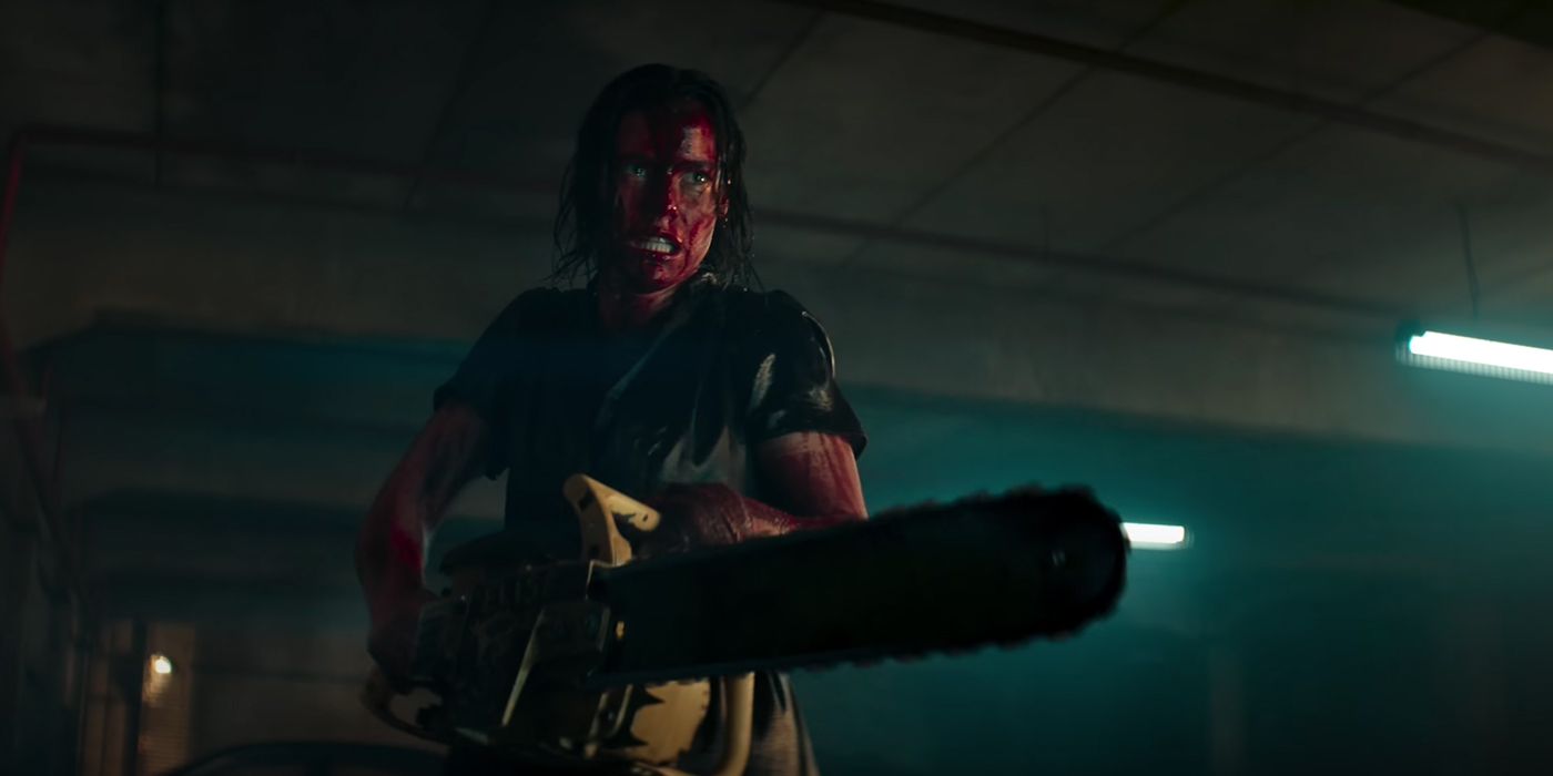 The chainsaw in Evil Dead Rise