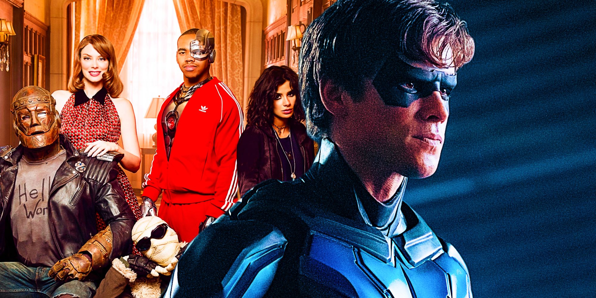 The Doom Patrol and Titans' Nightwing