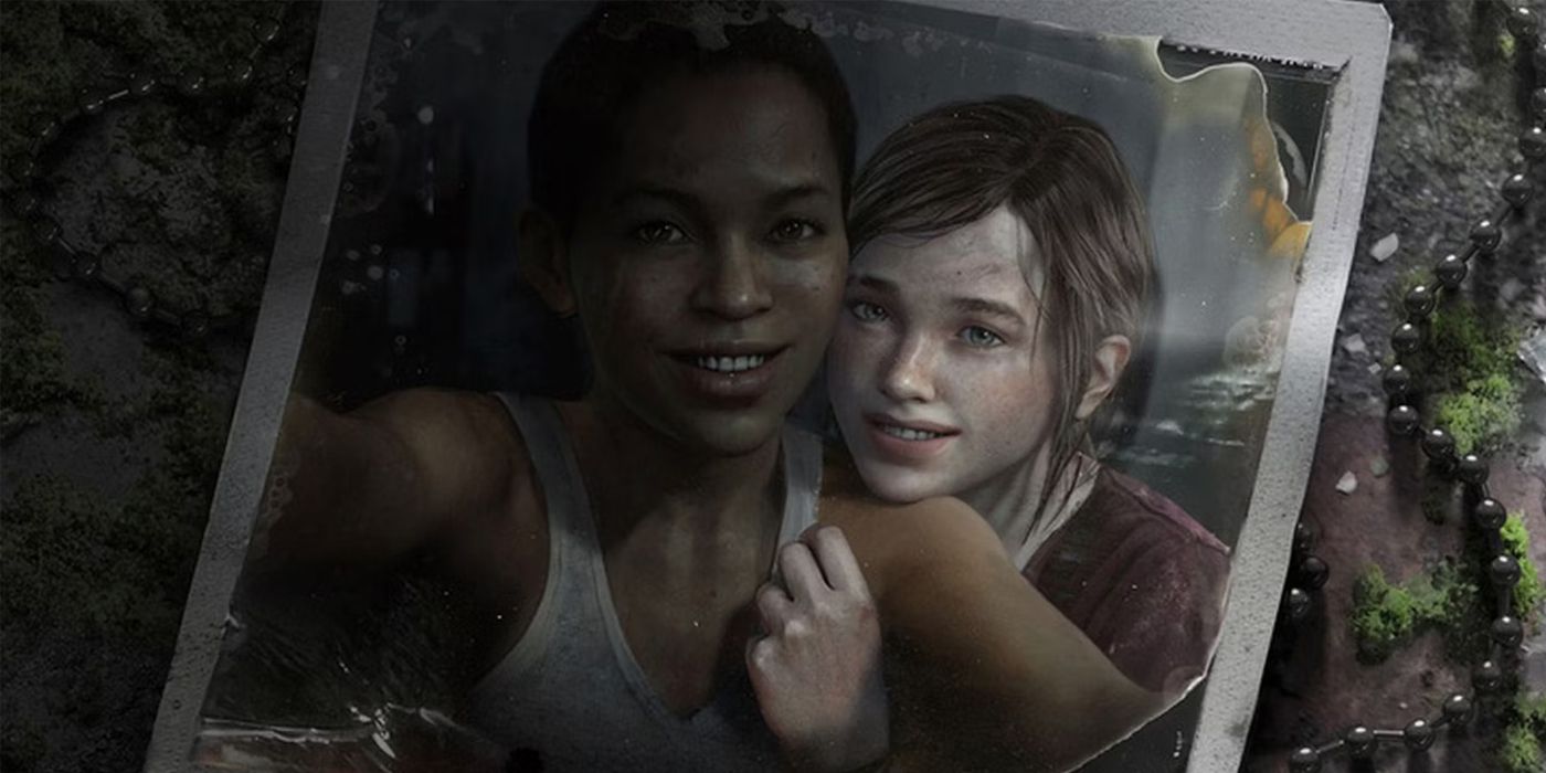 A Polaroid picture of Ellie and Riley from The Last Of Us' Left Behind DLC.