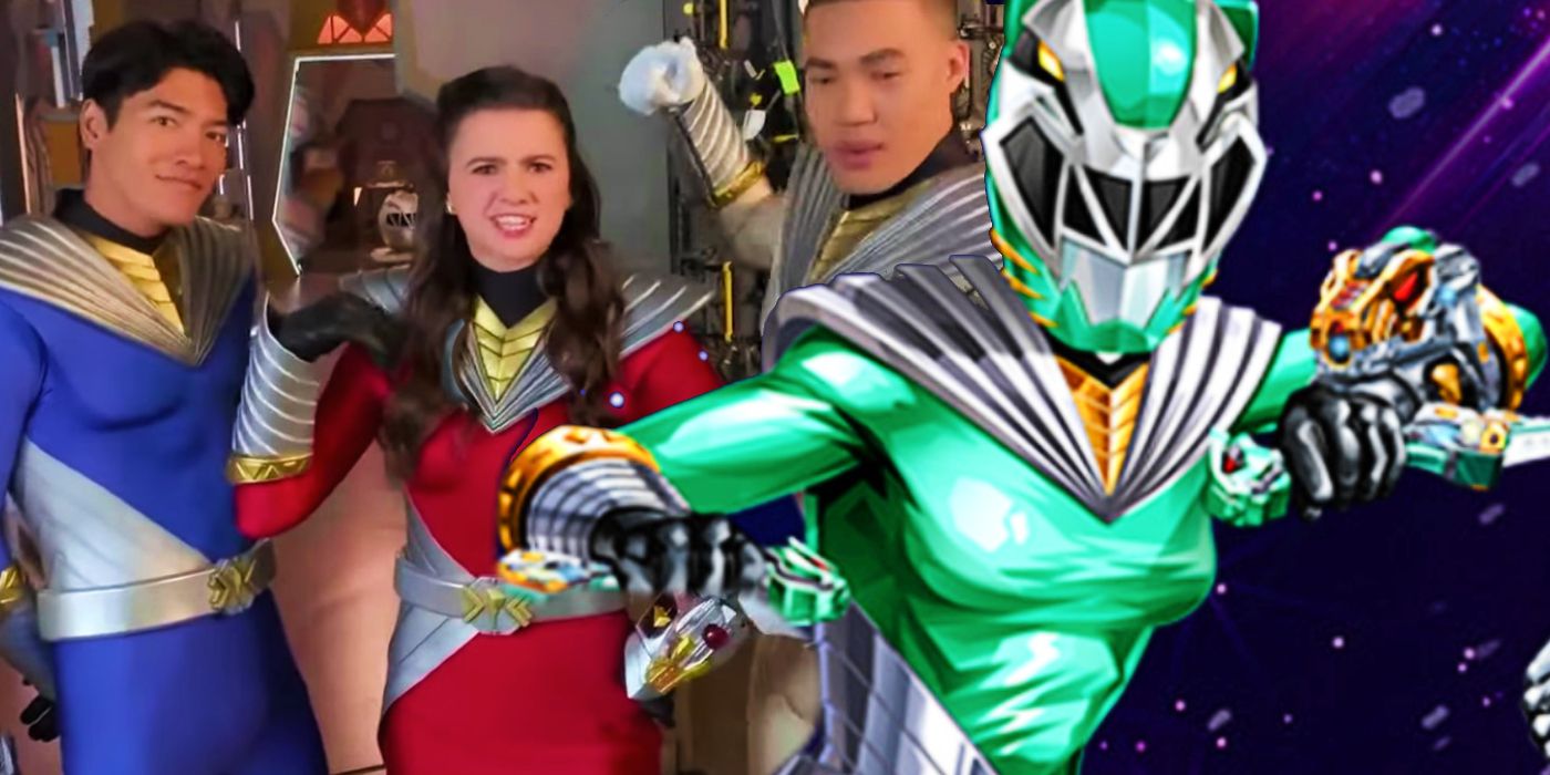The Power Rangers Cosmic Fury suits