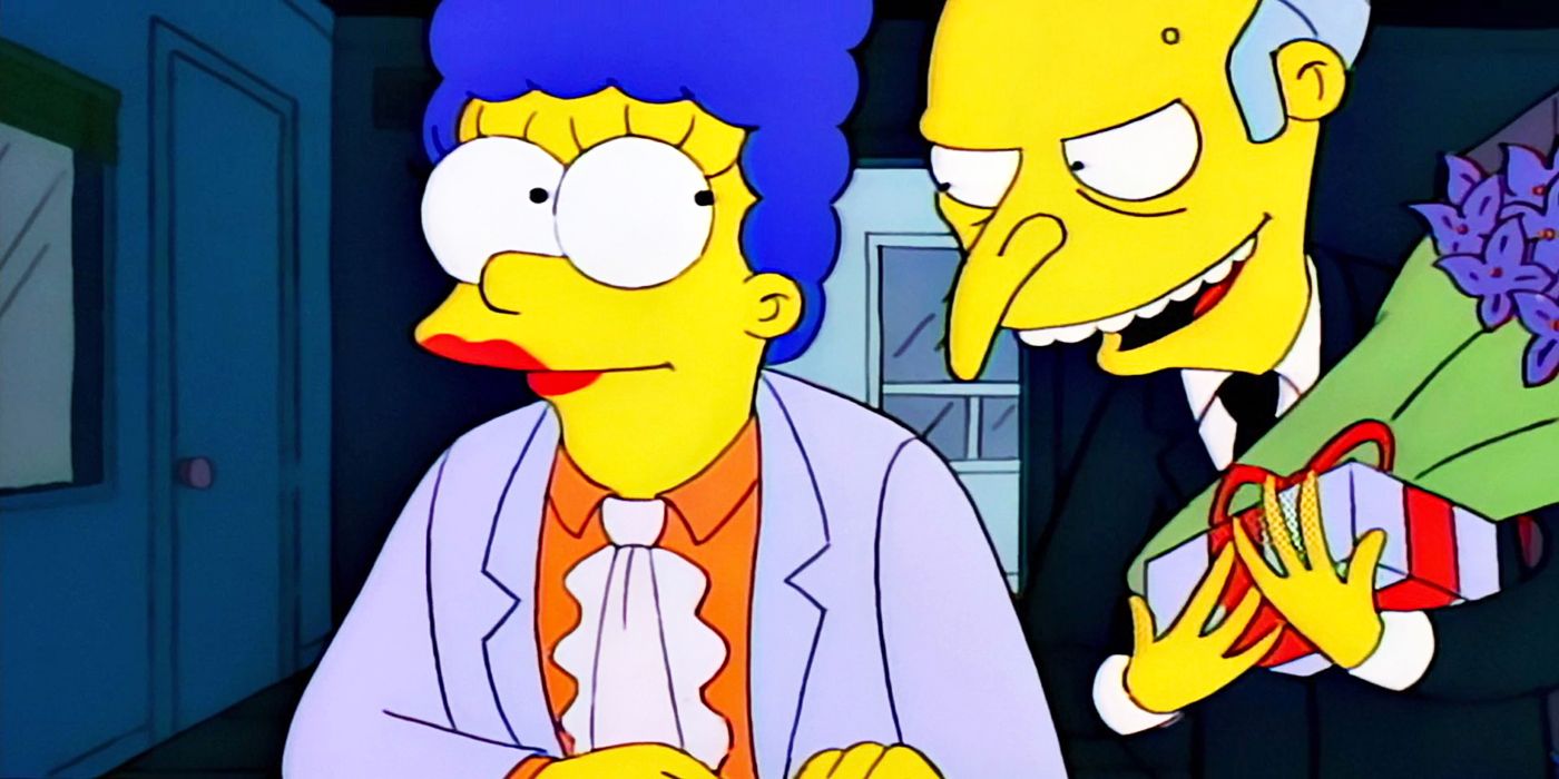 The Simpsons Marge Mr. Burns