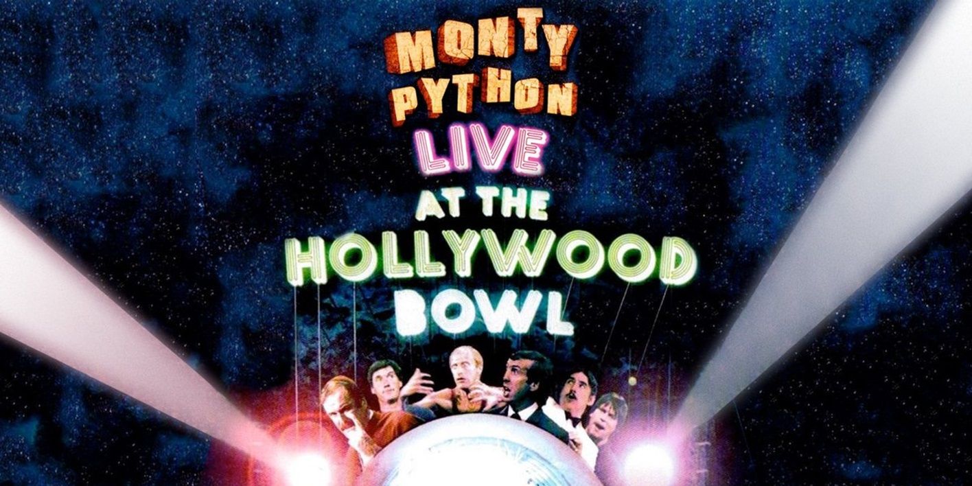 Póster de Monty Python en vivo en el Hollywood Bowl