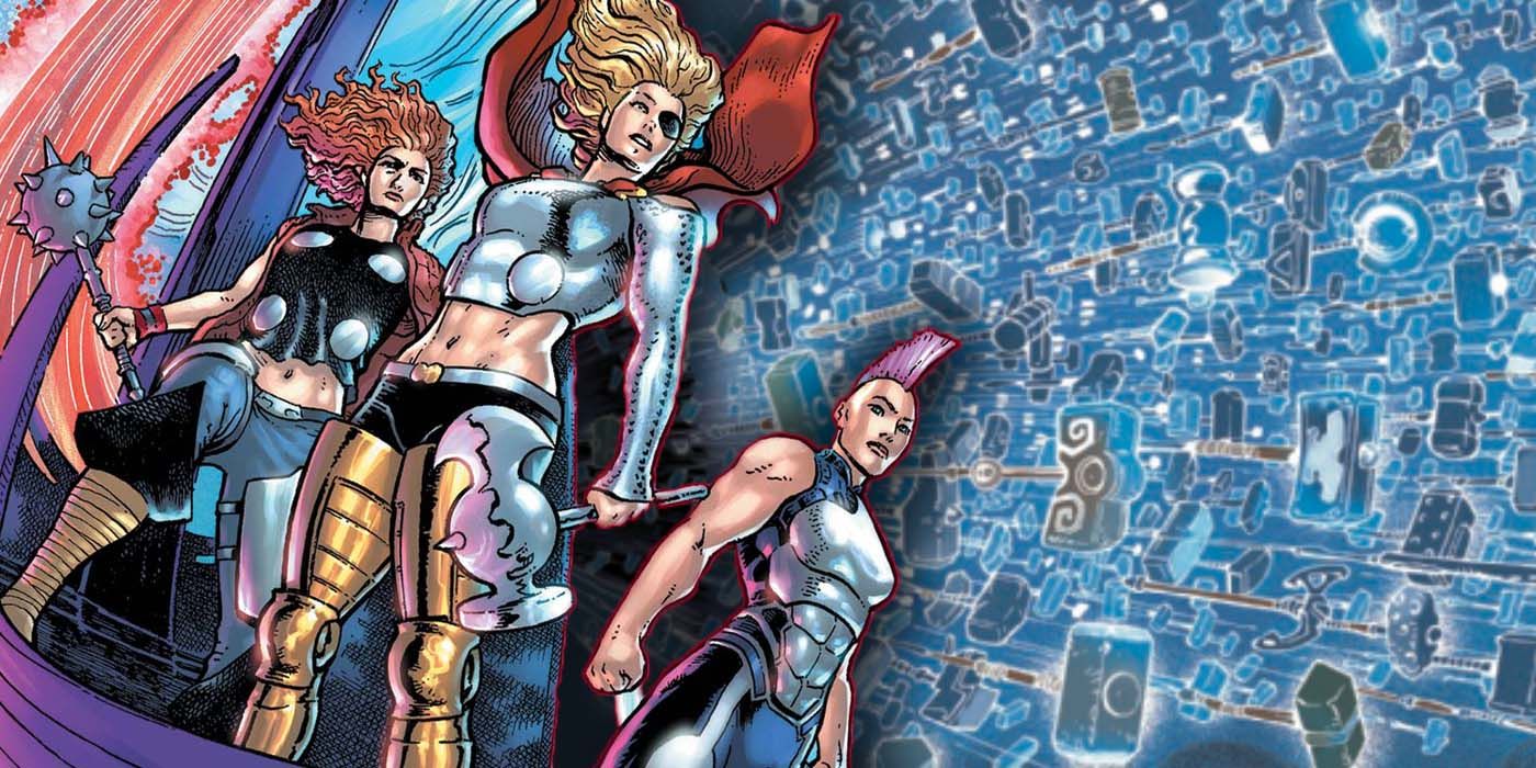 Thor Daughters - Mjolnir Attack Marvel Comics