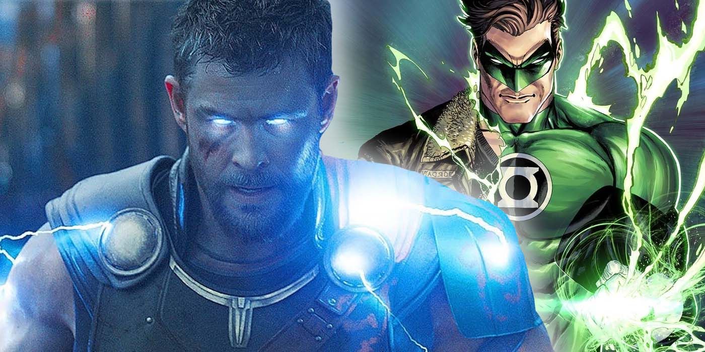 Thor New Lightning Powers - Green Lantern
