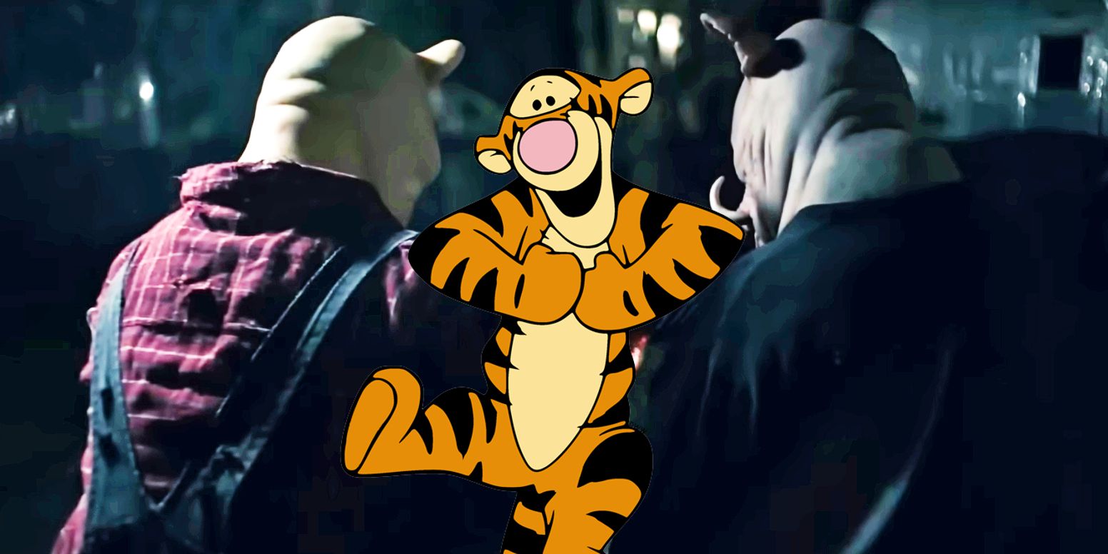 Tigger edited into Winnie the Pooh Blood and Honey