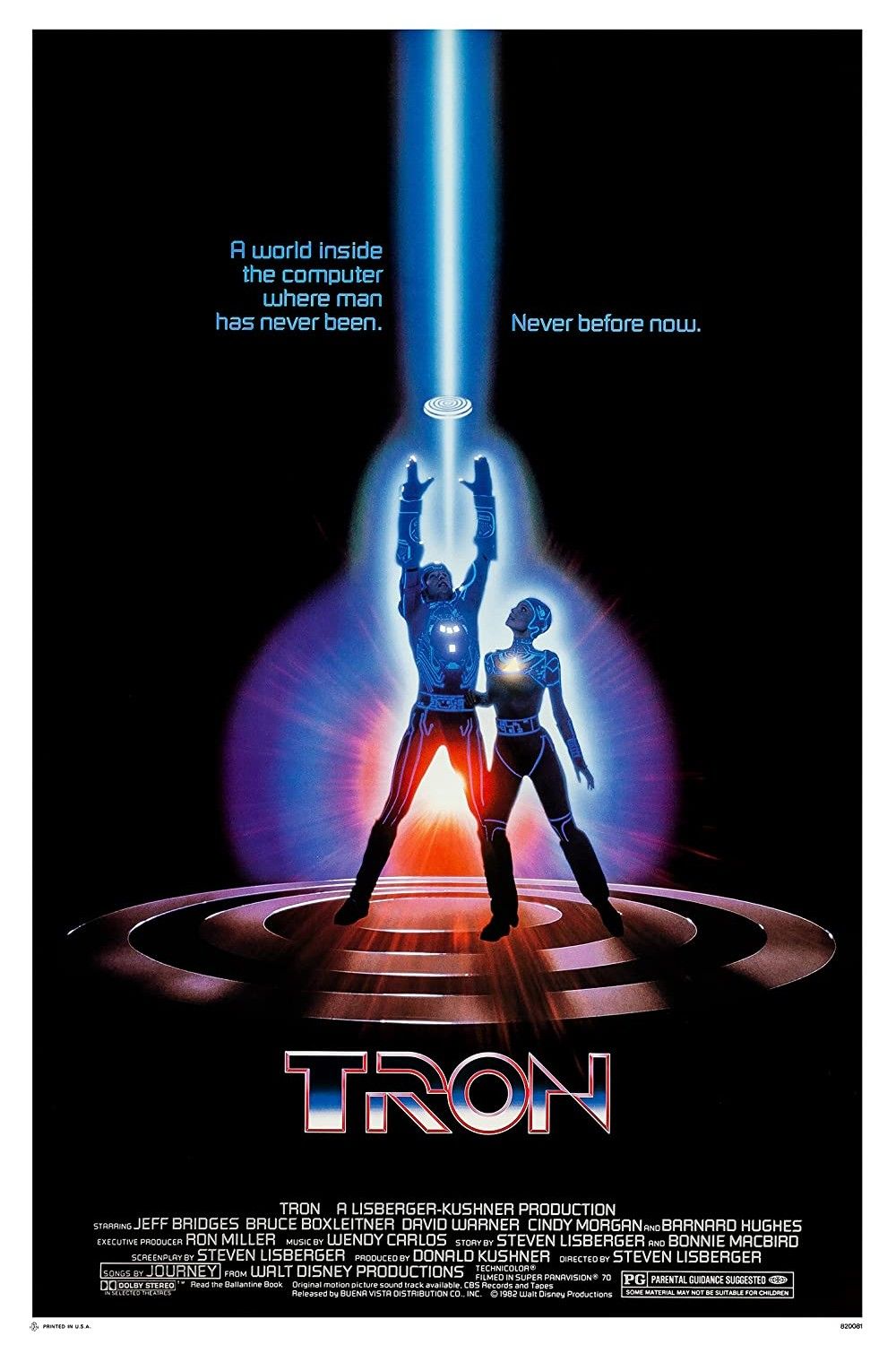 Pôster do filme TRON 1982