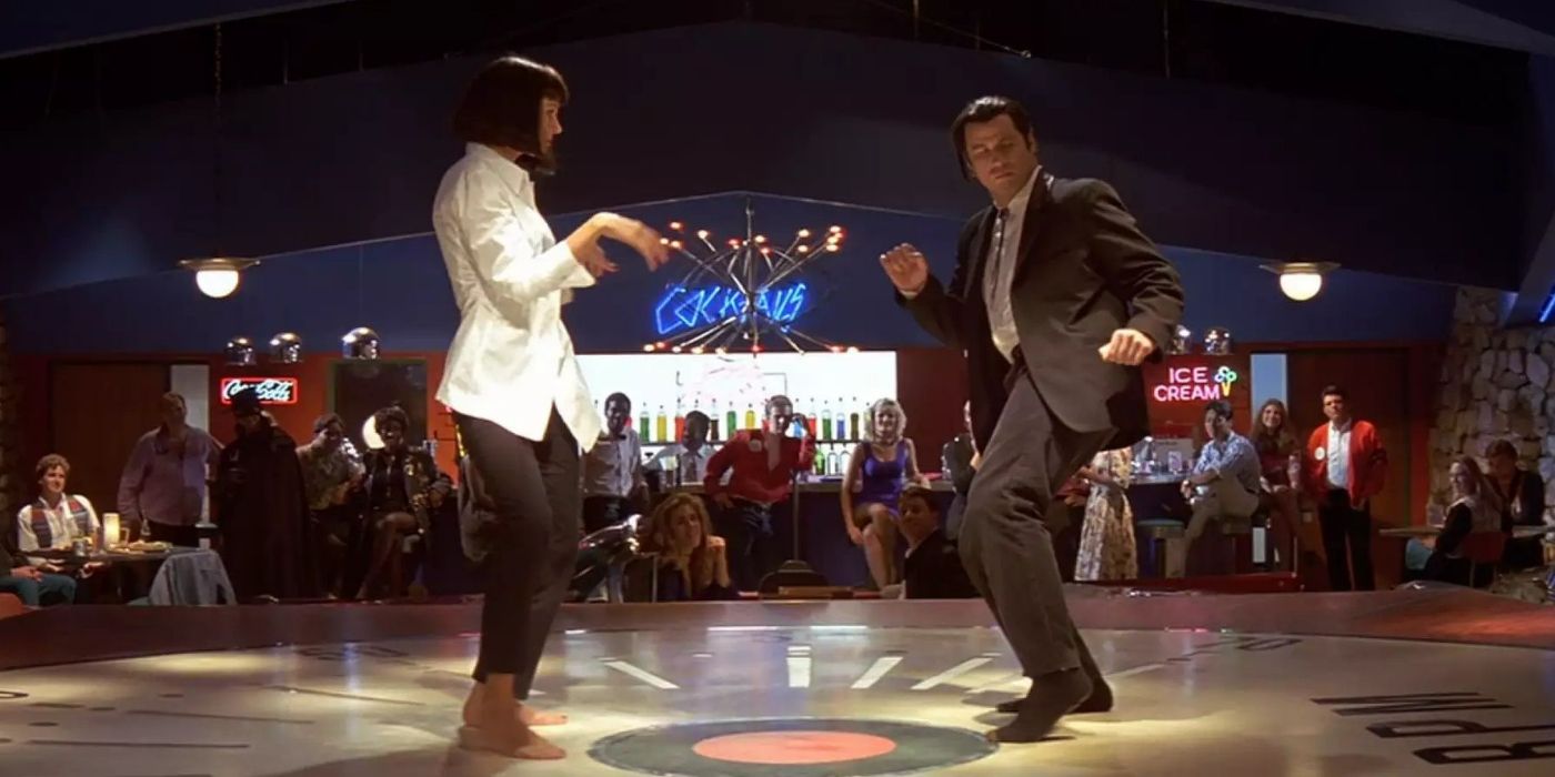 Uma Thurman and John Travolta in Pulp Fiction dancing