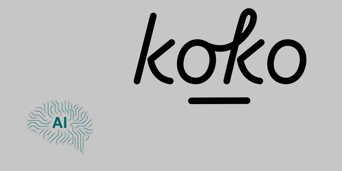 Koko Logo with AI sign 