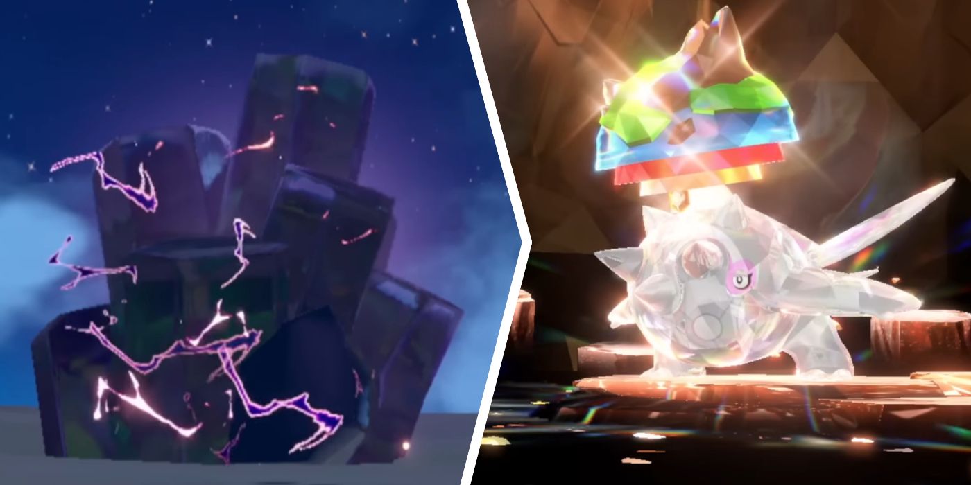 Using a Tera Shard to Enter a 6-Star Tera Raid in Scarlet and Violet