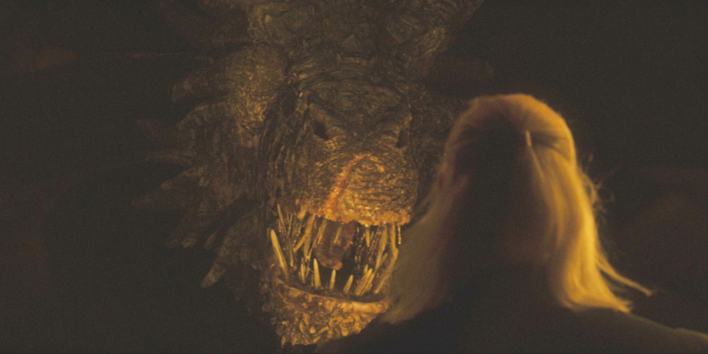 Daemon Targaryen cruza os olhos com Vermithor em House of the Dragon. 