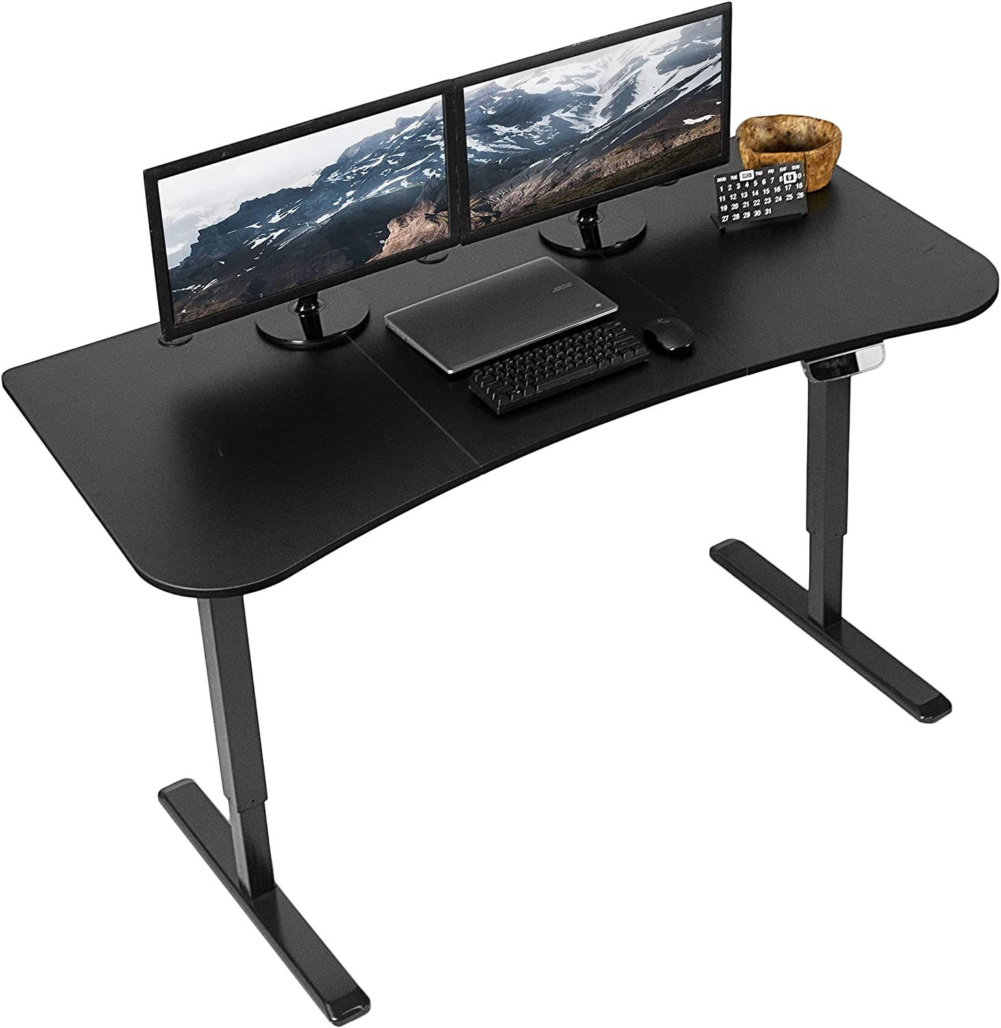 VIVO Electric Height Adjustable 63 x 32-inch Stand-Up Desk 1