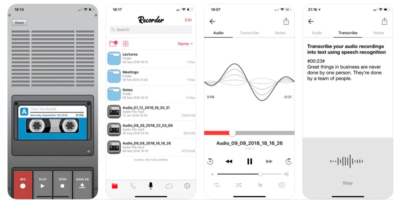 The Voice Recorder & Audio Editor app will appear