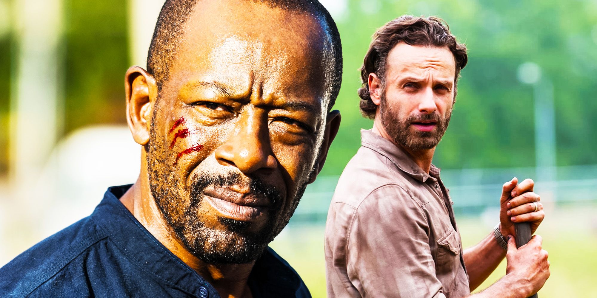 Walking dead rick fear the walking dead morgan