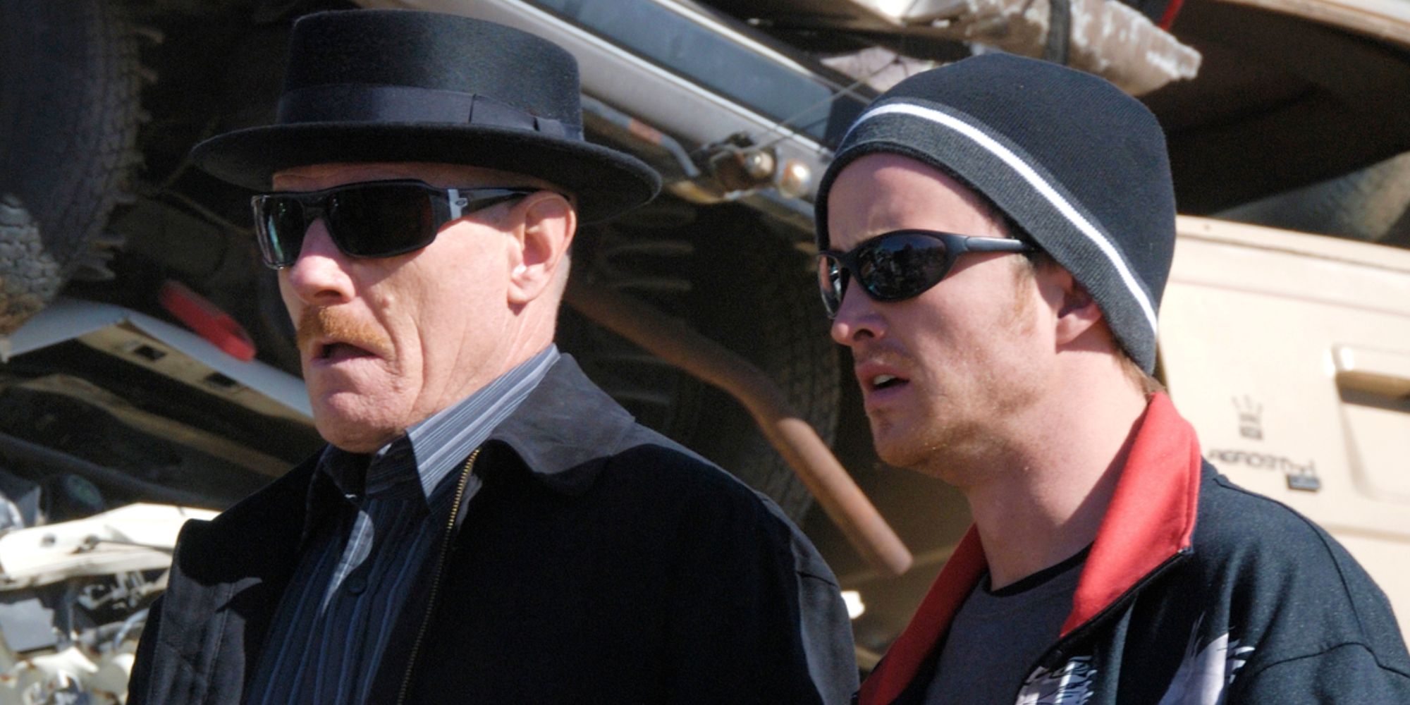 Walter White et Jesse Pinkman parlent à Tuco dans Breaking Bad