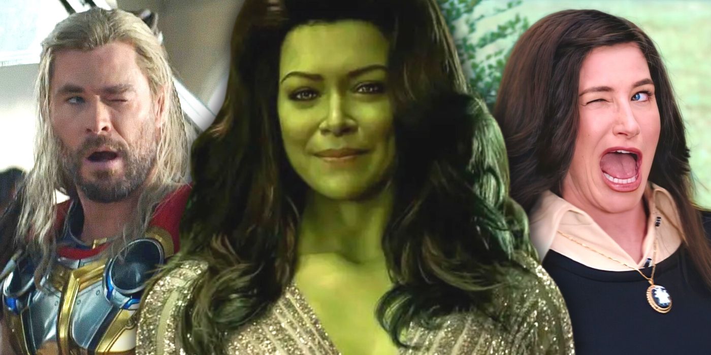 Thor, She Hulk, and Agatha from the MCU.