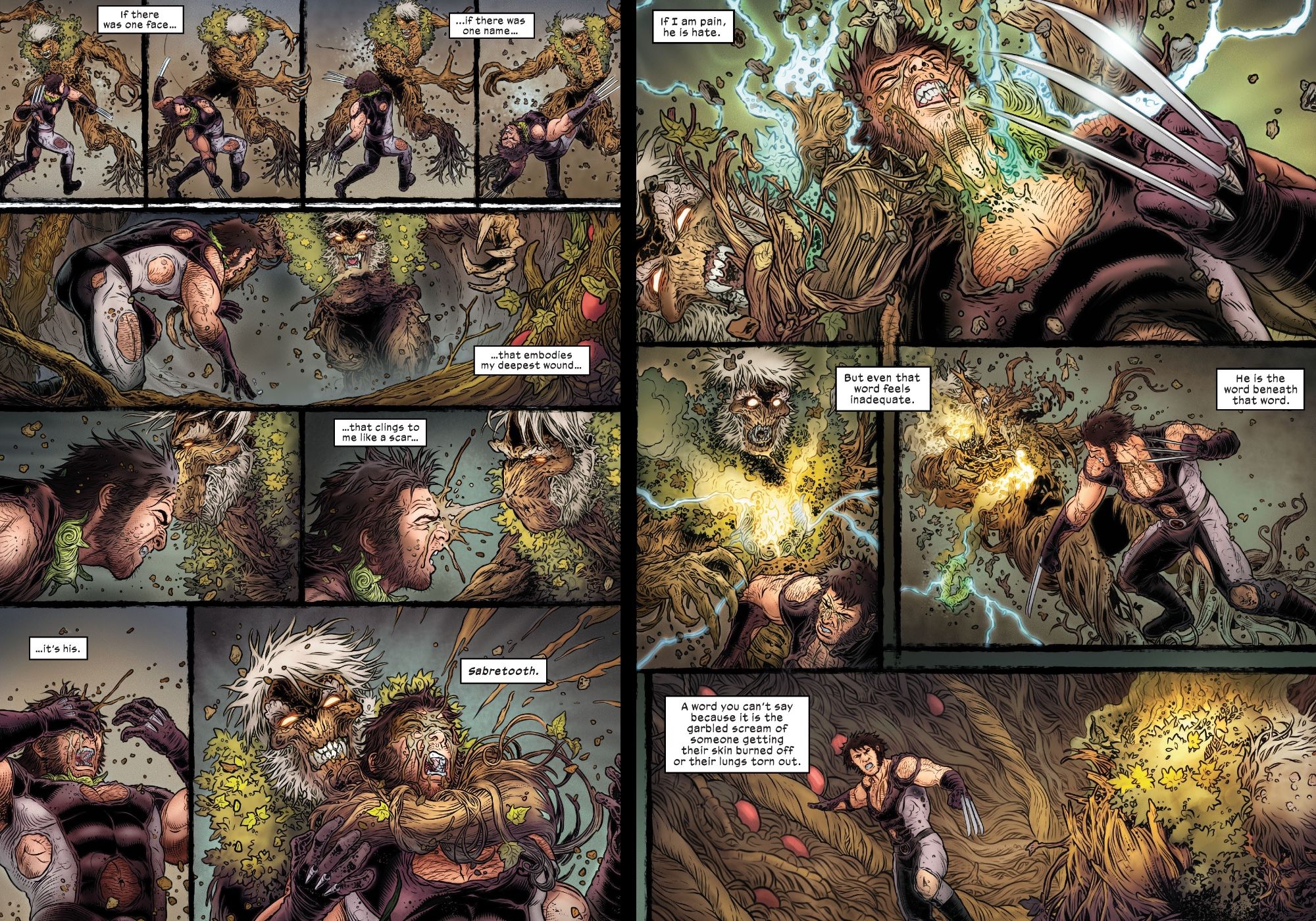 Wolverine vs Krakoan Dente de Sabre