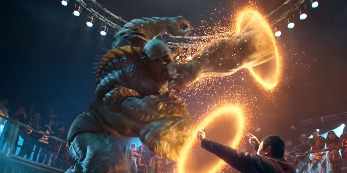 Wong vs Abomination in Shang-Chi.