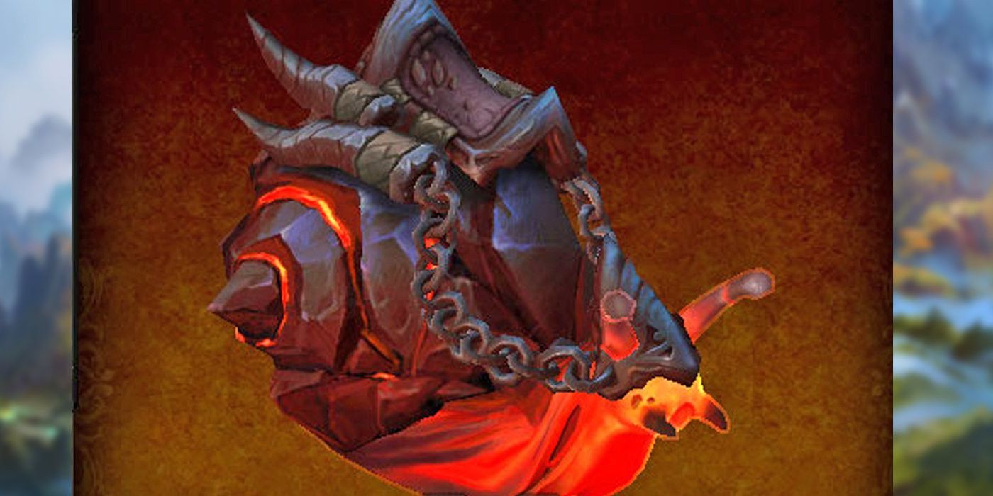 La monture escargot Magmashell dans World Of Warcraft: Dragonflight