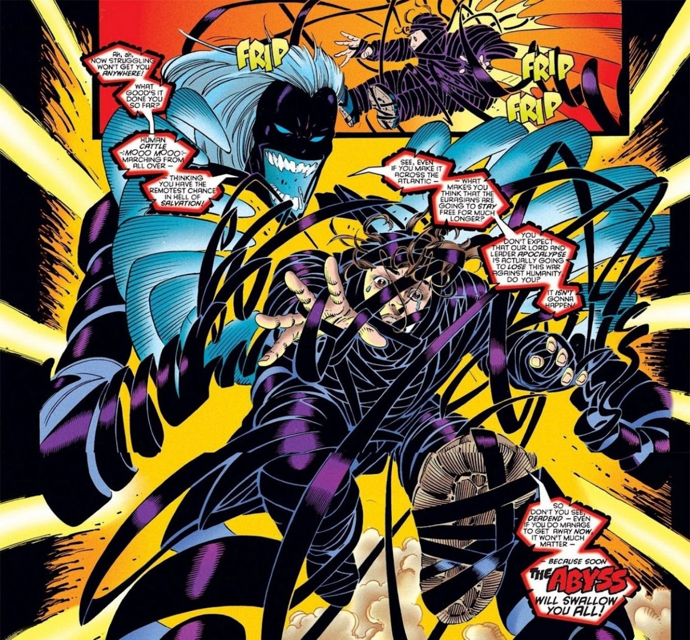 O vilão dos X-Men, Abyss, é apresentado.